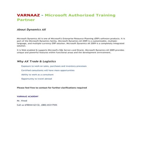 Ax trade and logistics