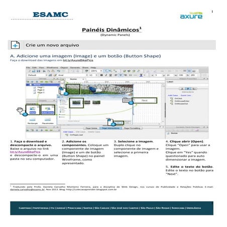 Painéis dinâmicos no Axure