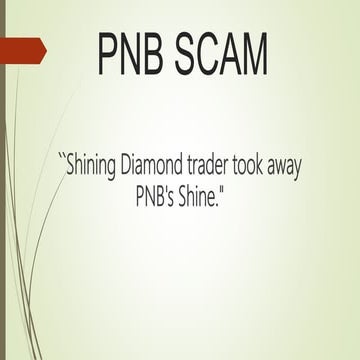 PNB SCAM (NIRAV MODI)