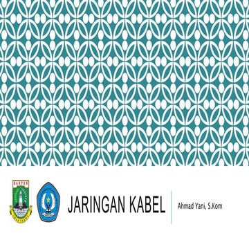 Jaringan Nirkabel - Instalasi Jaringan Kabel UTP