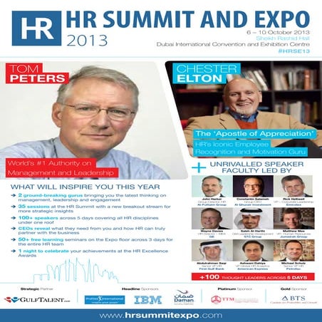 HR Summit and Expo 2013 Brochure