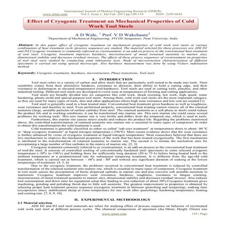 Cryogenics in Brief | PDF