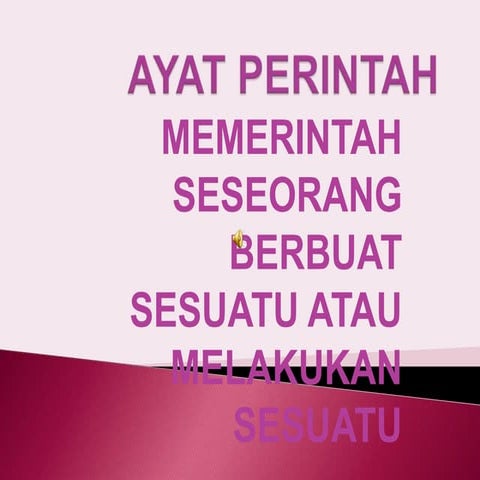 Ayat perintah 