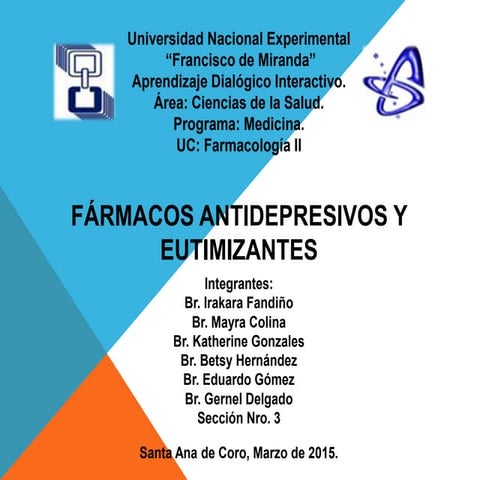 Farmacos Antidepresivos