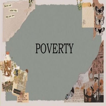 What is poverty | PPTX