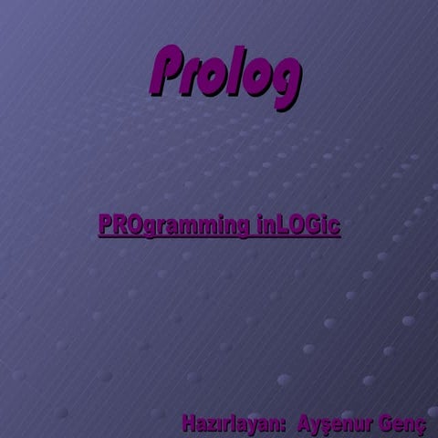 Prolog | PPT