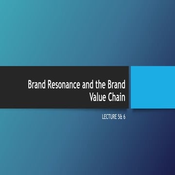 Ayesha Ahmed - Brand Resonance and the Brand Value Chain BM Lecture 5  6_0132...