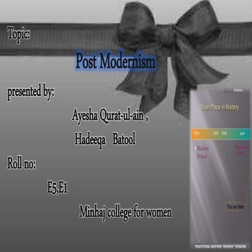 post modernism 