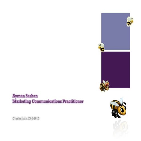 Ayman's Credentials 2002 2010 