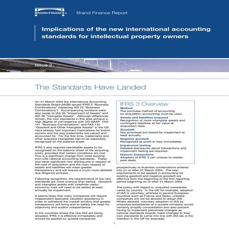 Handout 1 Brand Valuation workshop