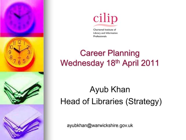 Ayub khan presentation at cilipwm agm 2012