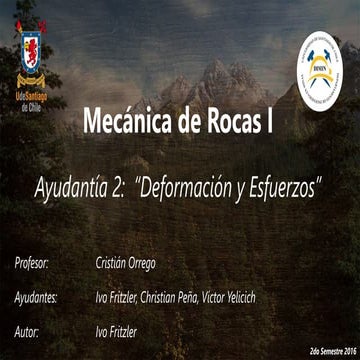 Deformación y Esfuerzos