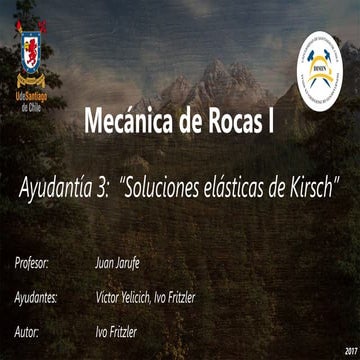 Soluciones Elásticas de Kirsch