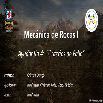 Criterios de Falla