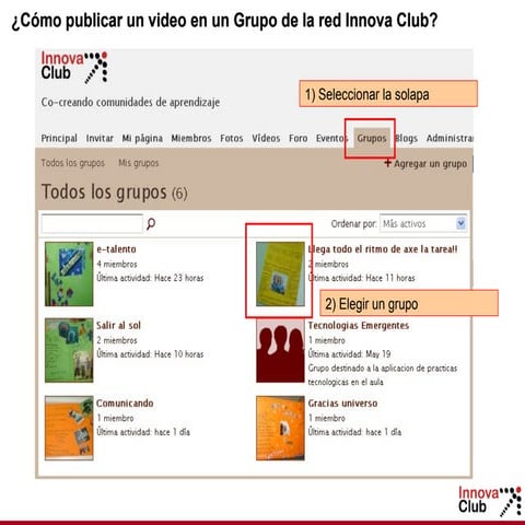Ayuda para publicar un video