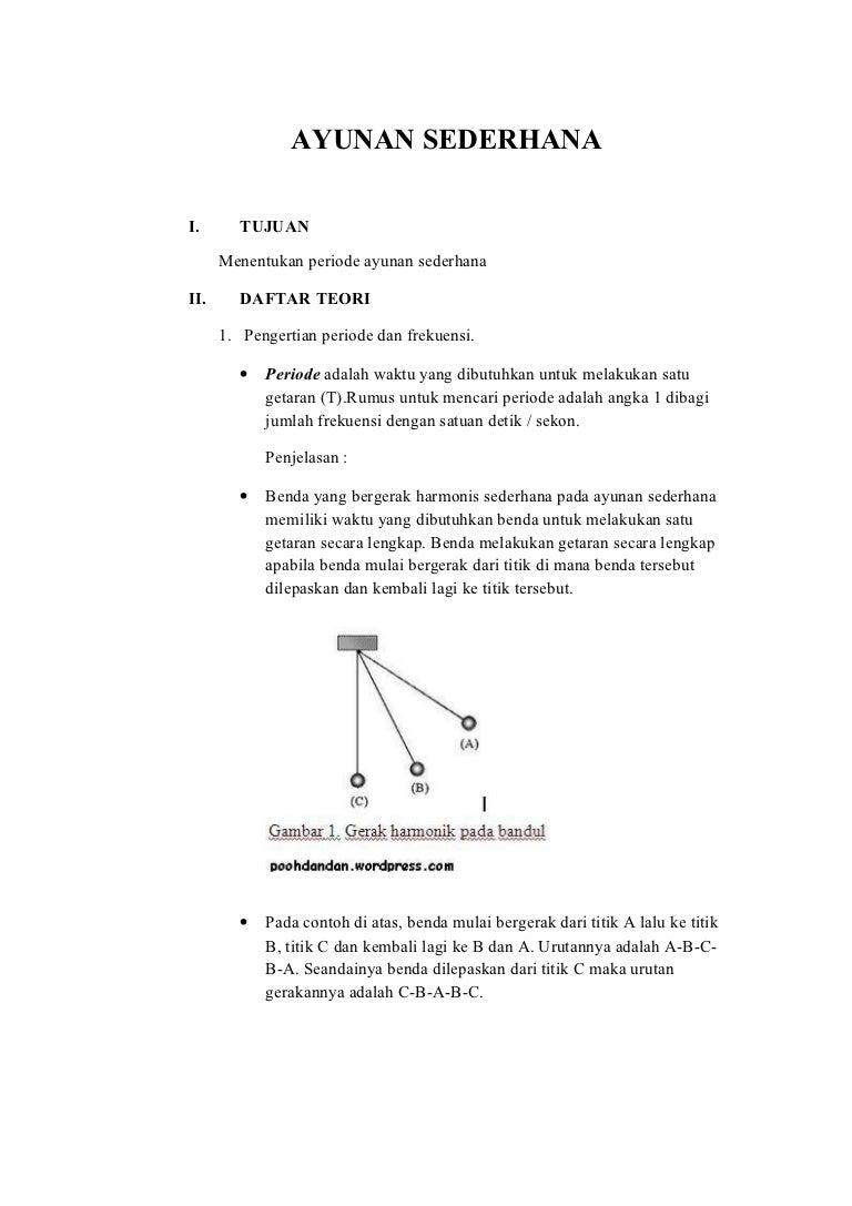 ayunan sederhana fisika document