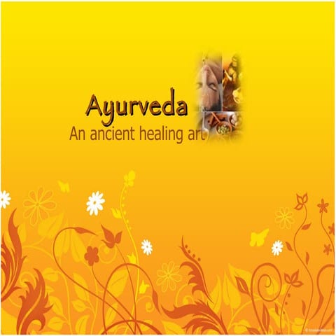 Ayurveda Presentation