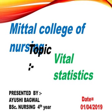  vital statistics