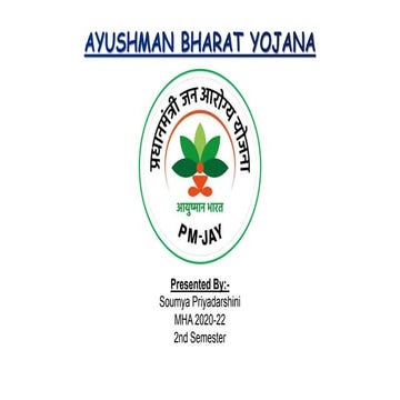 Ayushman Bharat Yojana by Soumya