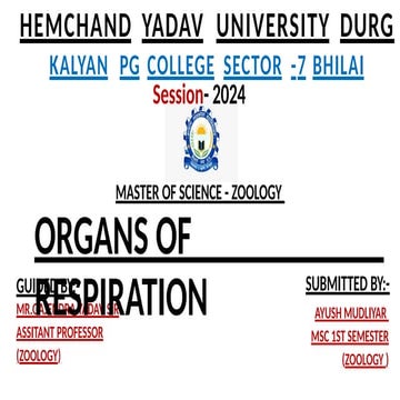 Organs of respiration in invertebrates.pptx