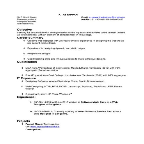 Dhananjay Kr RESUME (NID_M.Design) | PDF
