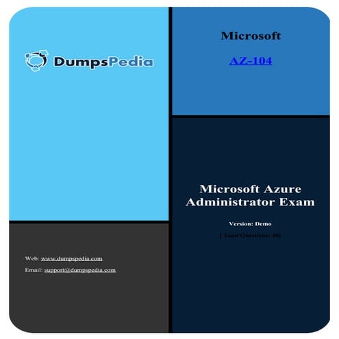 AZ-104 Questions Answers Dumps