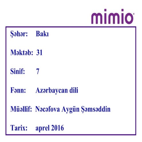 Cümlənin quruluşca növləri