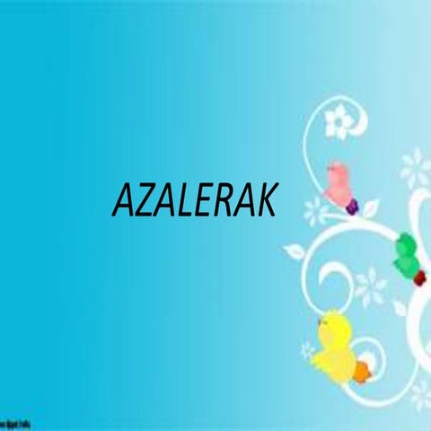 Azalerak