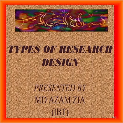 Azam ppt research design