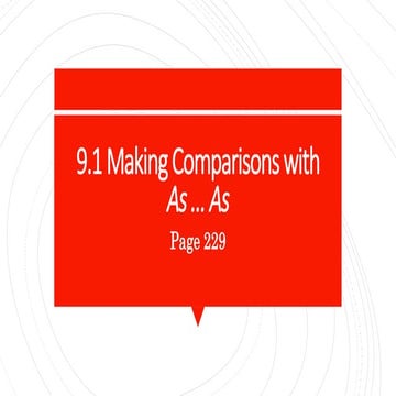 Azar 9 1 comparisons with as ... as | PPTX