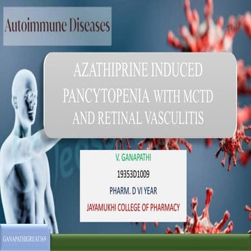 AZATHIPRINE INDUCED PANCYTOPENIA WITH MCTD AND RETINAL VASCULITIS.pdf