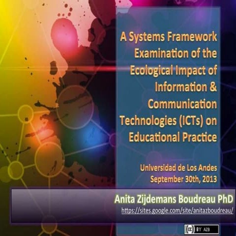 A Systems Framework Examination of the Impact of ICTs on Education