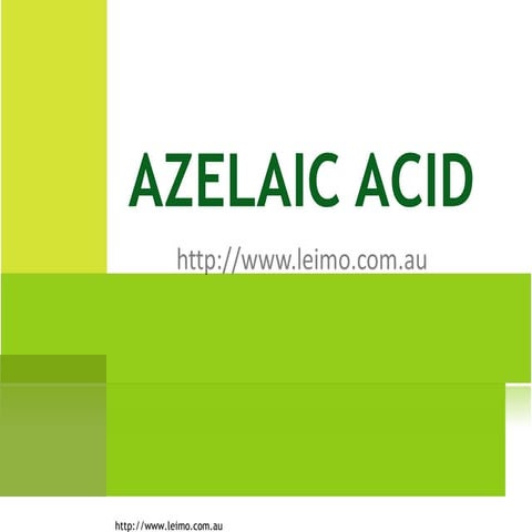 Azelaic acid