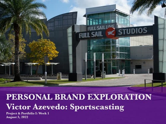 Personal Brand Exploration - Victor Azevedo