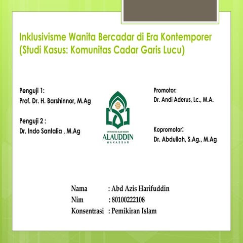 aziz ppt Inklusivisme_Wanita_Bercadar_Presentation_ AZIS.pptx