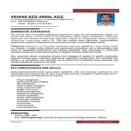 Aziz updated  cv