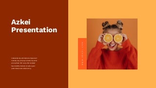 Azkei Presentation : Dark Color Theme