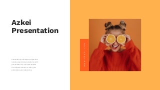 Azkei Presentation : Light Color Theme