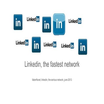 Linkedin: fastest growing network