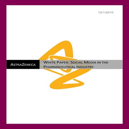 AstraZeneca Social Media White Paper