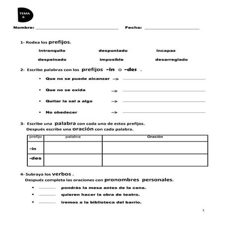 Azterketa Lengua Santillana tema 6