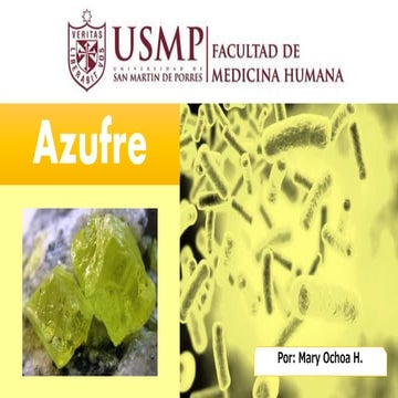 Azufre | PPTX