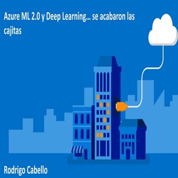 Deep Learning, Python, C# y Azure