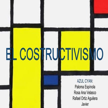 El Constructivismo | PPTX