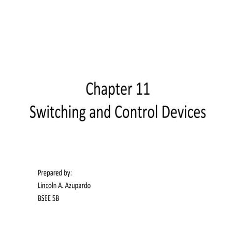 switching & control devices