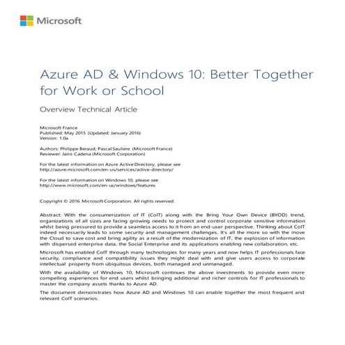 Azure ad-windows-10