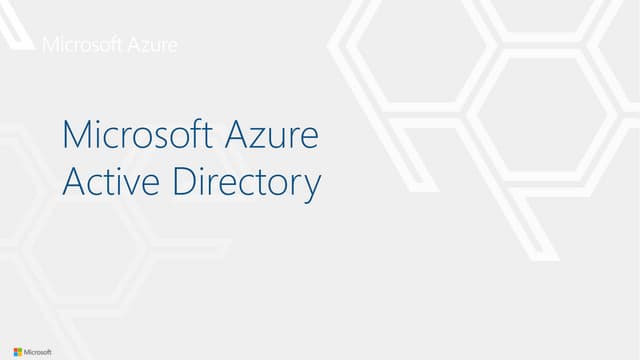 Windows Azure Active Directory