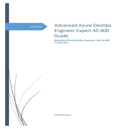 Microsoft Certified DevOps Engineer Expert AZ-400| Senseacademy | PDF