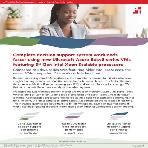 Complete decision support system workloads faster using new Microsoft Azure E...