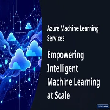 Azure Machine Learning Services by Bloom Consulting Services